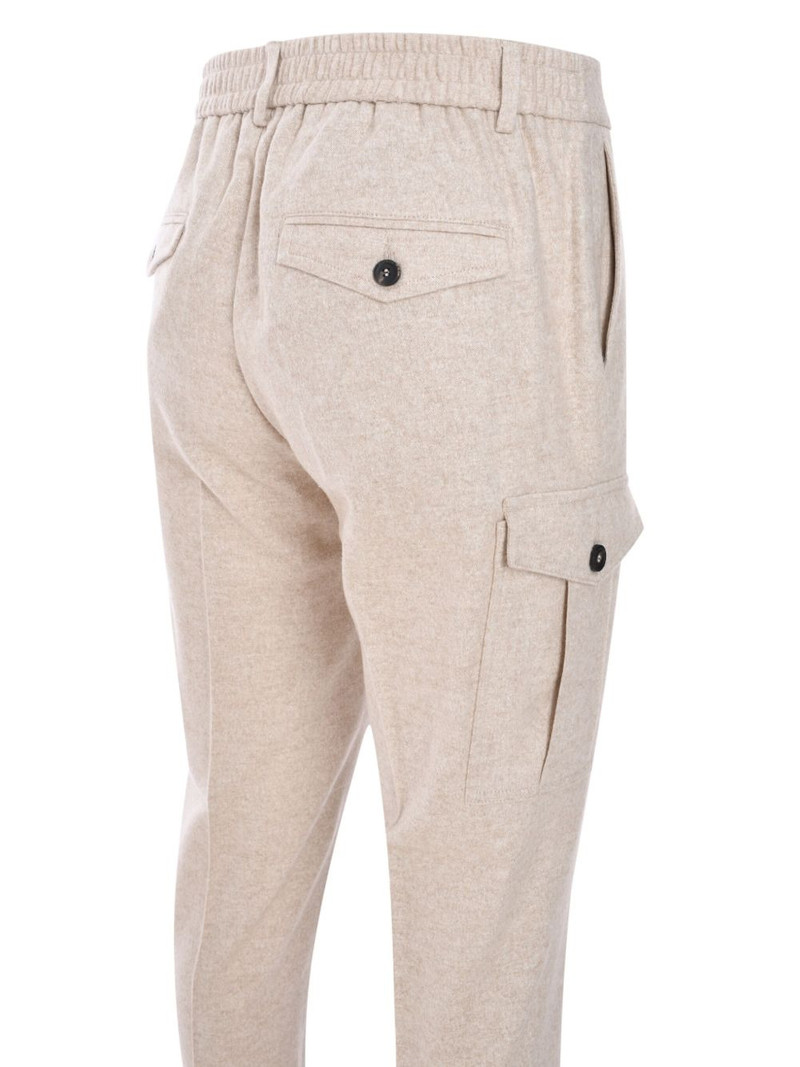 mélange cargo trousers 5