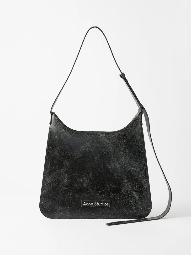 Acne Studios Platt distressed-leather shoulder bag