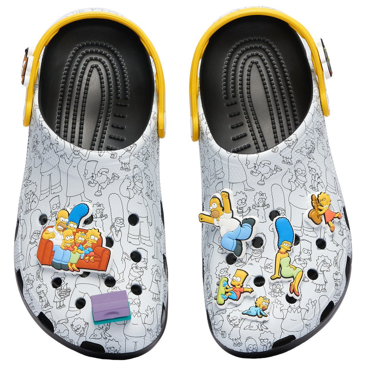 Crocs Mens Crocs Classic Clogs The Simpsons - 1
