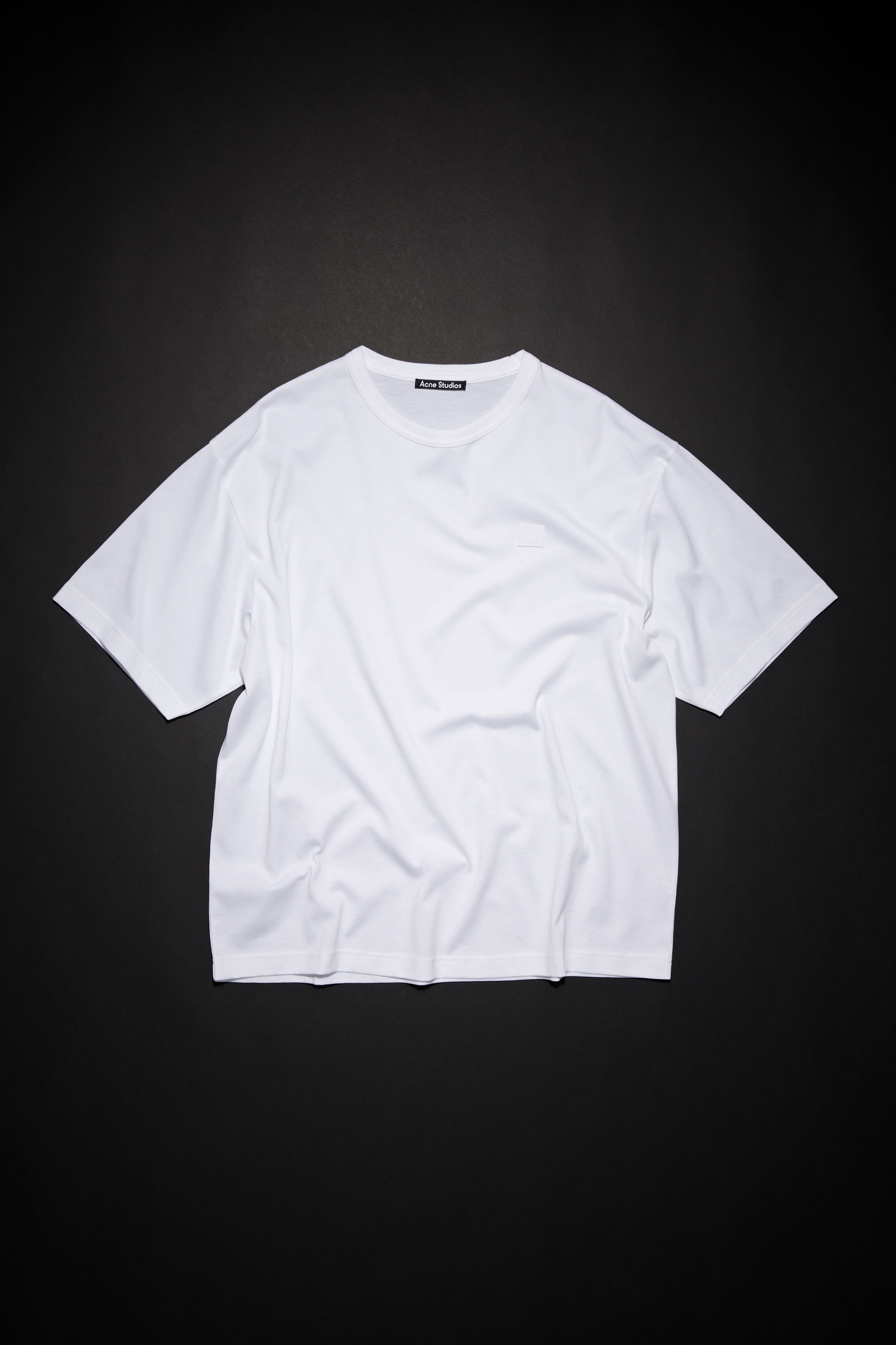 Crew neck t-shirt- Relaxed fit - Optic White - 2