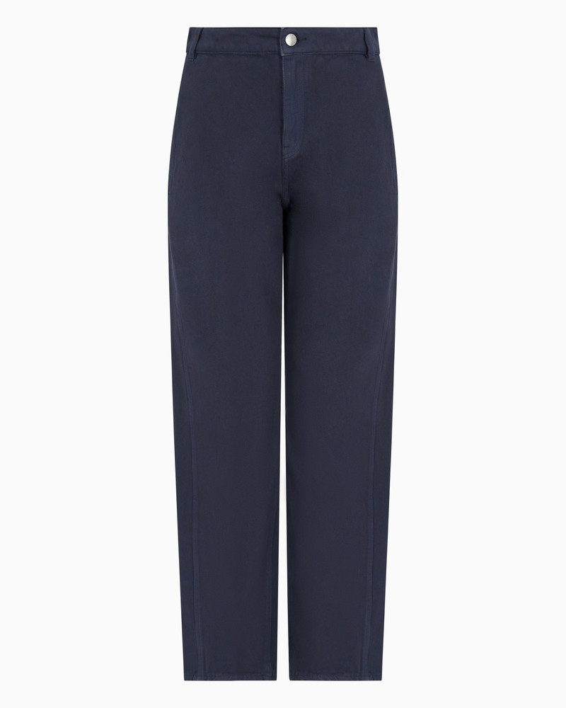 J4H ICON OVAL-LEG JEANS IN GARMENT-DYED DRILL 1