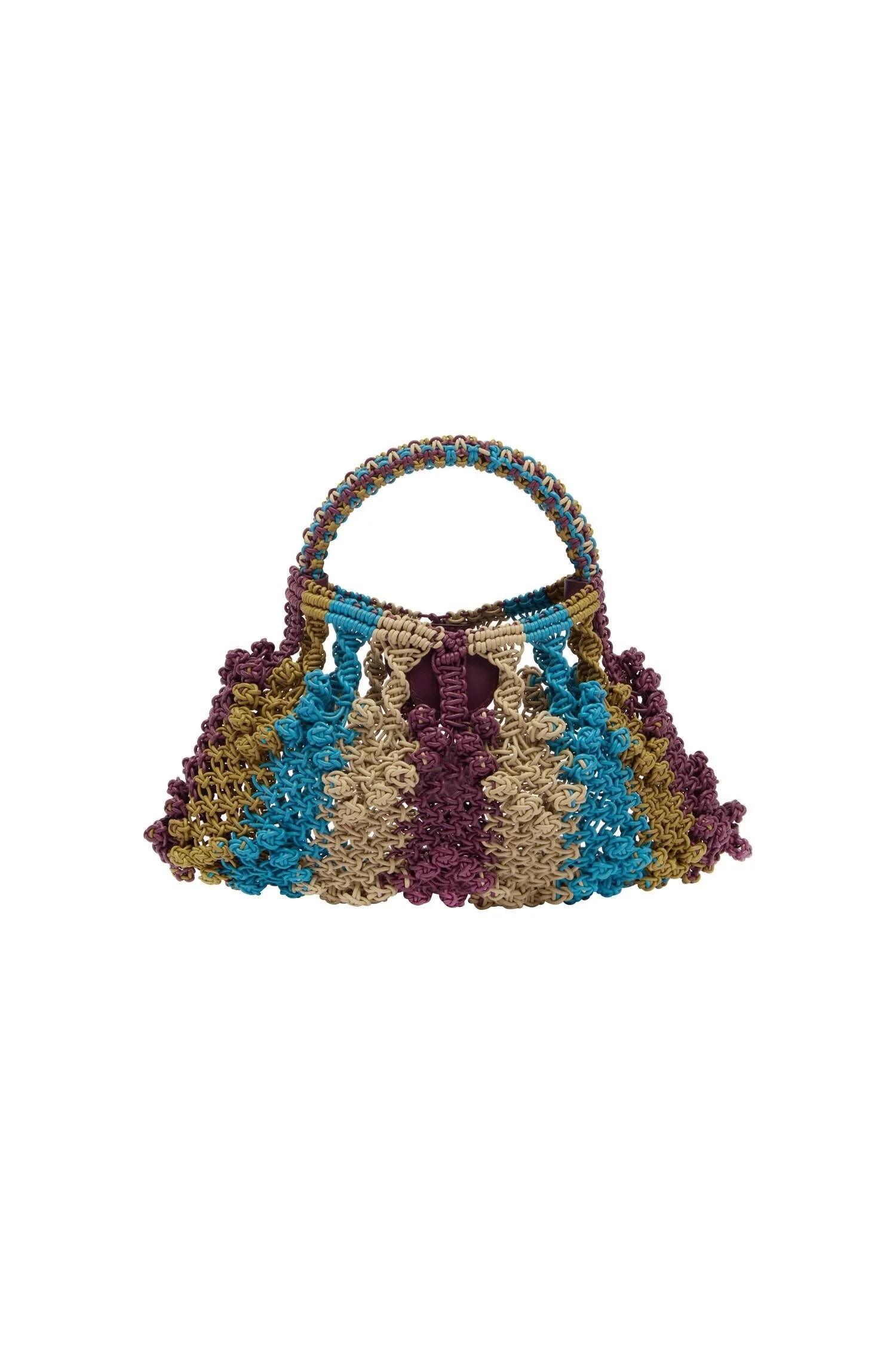 Leather Micro Crescent Bag Multi - 1