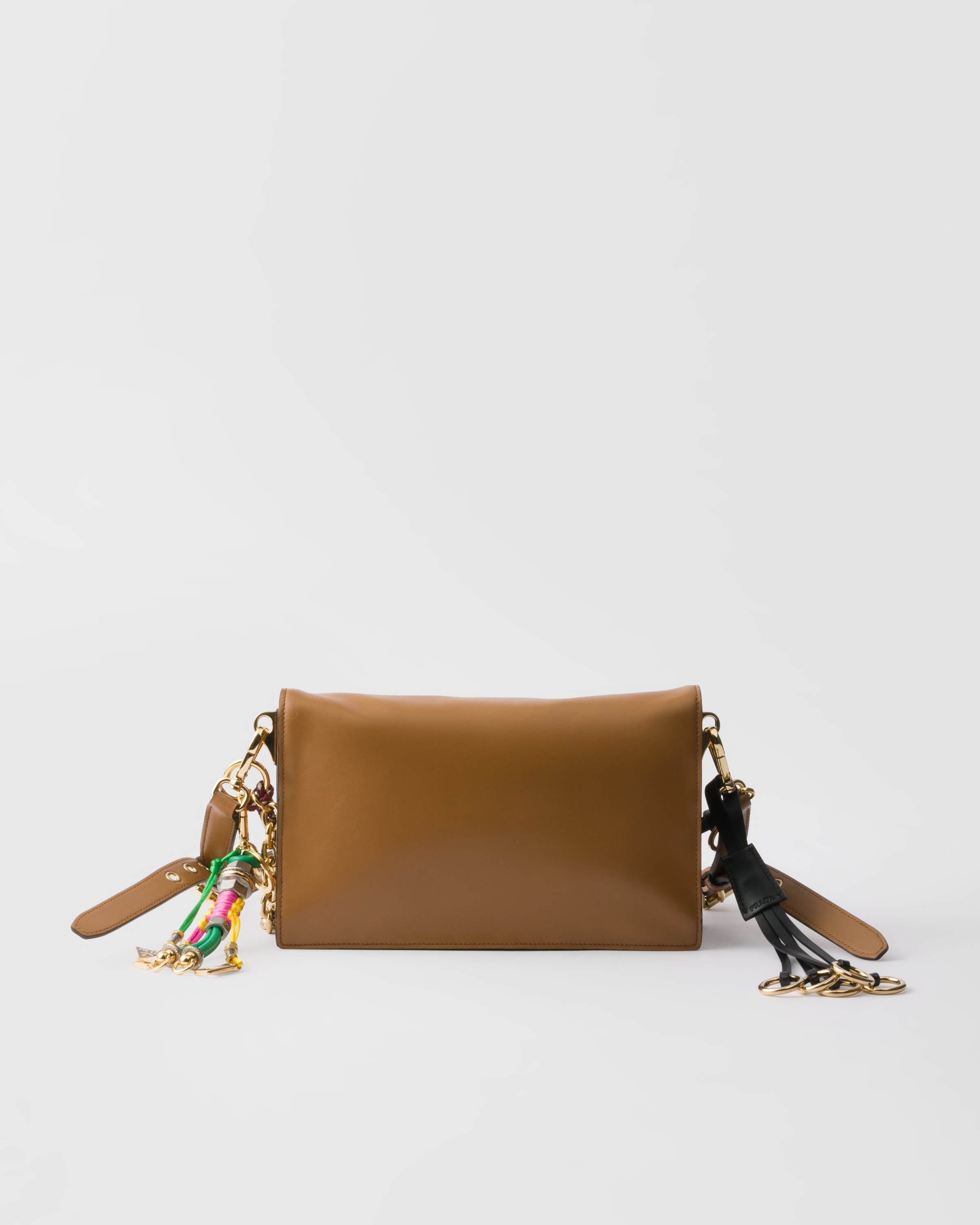 Prada Soft Sound small leather shoulder bag with charms - 3