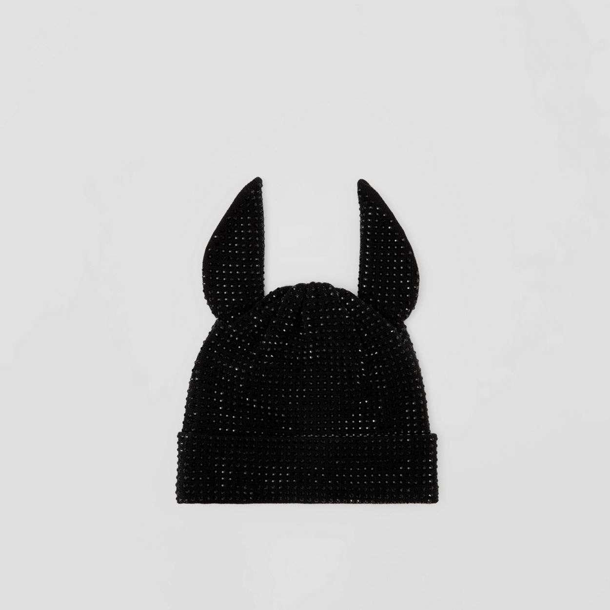 Deer Detail Crystal-embellished Wool Beanie - 4