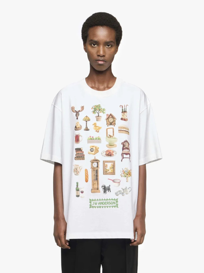 JW Anderson DIORAMA PRINTED T-SHIRT outlook