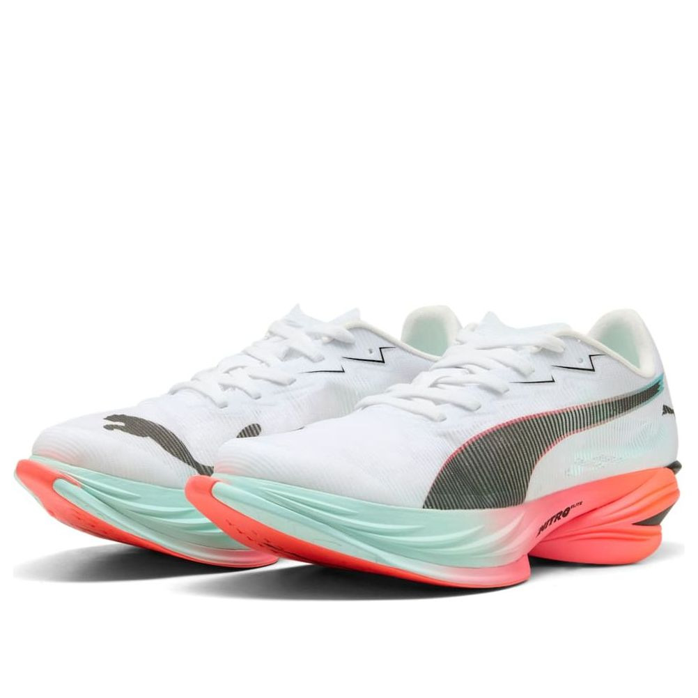 (WMNS) PUMA Fast-R Nitro Elite 3 'White Glowing Red Mint' 312061-01 - 6