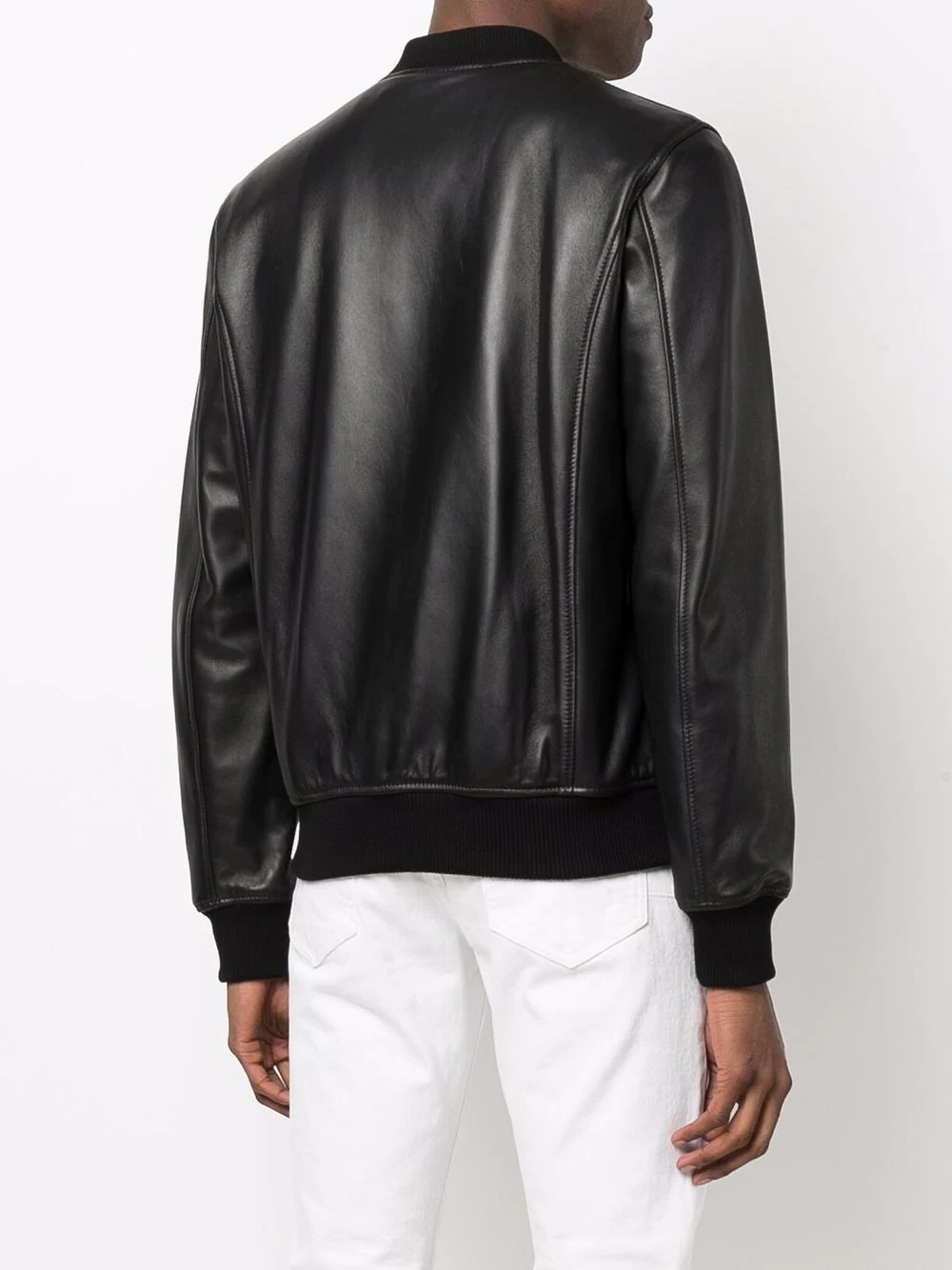 leather bomber jacket - 4