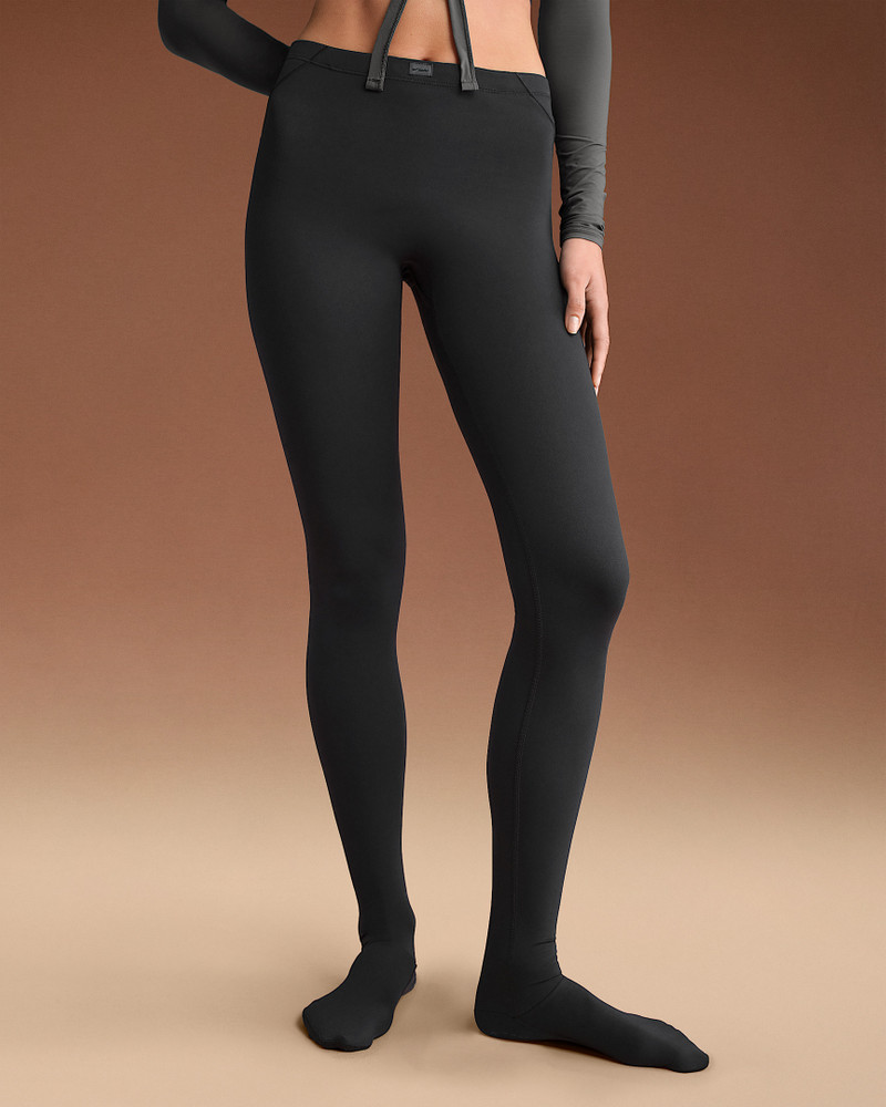 Nike NikeSKIMS Matte Women's High-Waisted Footsie Grip Leggings outlook