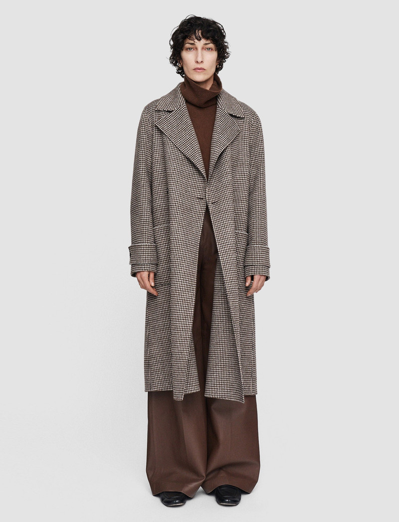 JOSEPH Double Face Cashmere Dogtooth Arline Coat outlook