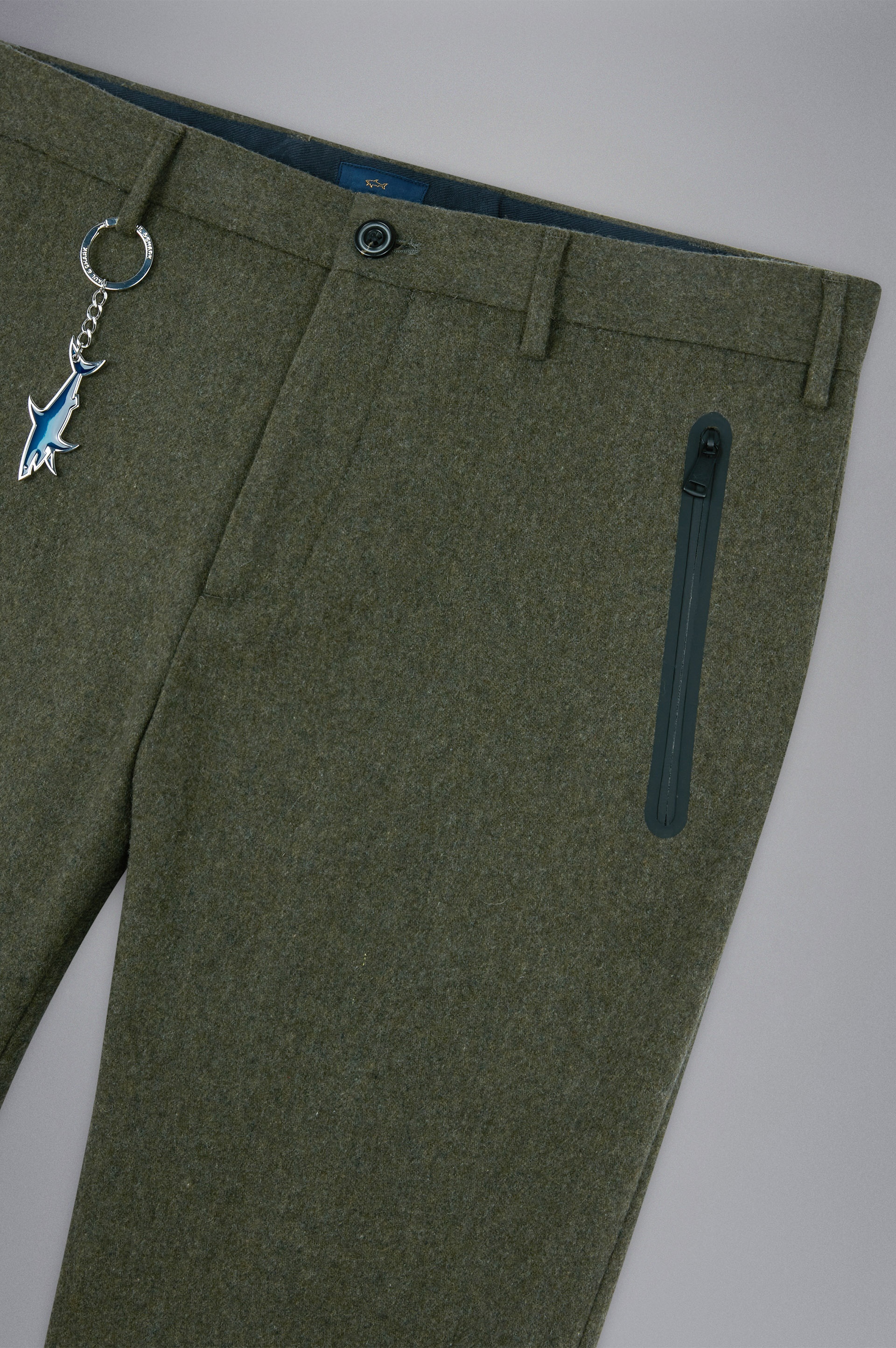TECHNICAL WOOL CHINO TROUSERS - 5