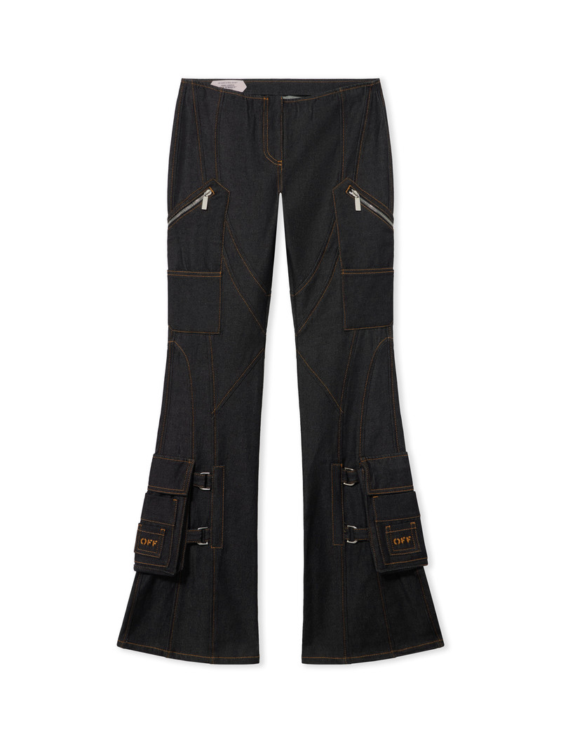 Den Pkt Belt Flare Pants 1