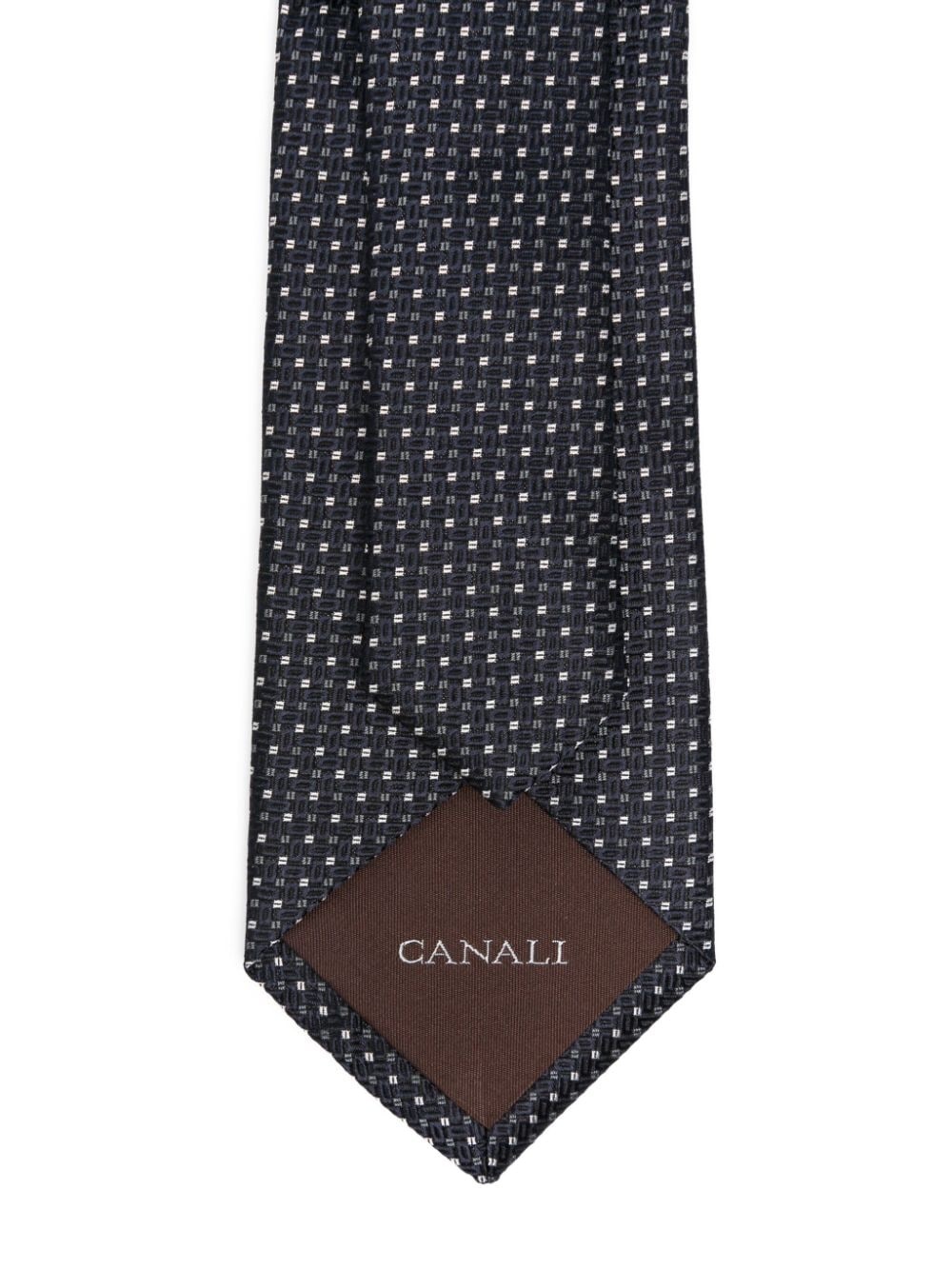 geometric-patterned tie - 2