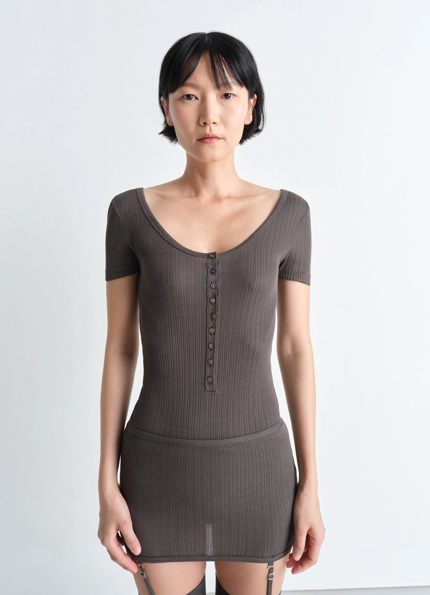 BUTTONED RIB BODY - 2