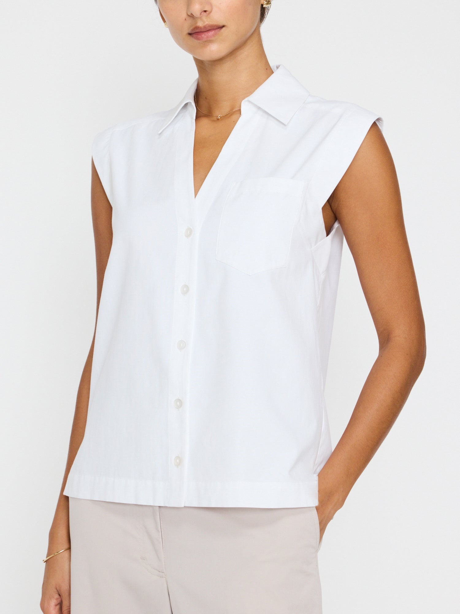 The Elias Sleeveless Shirt - 5