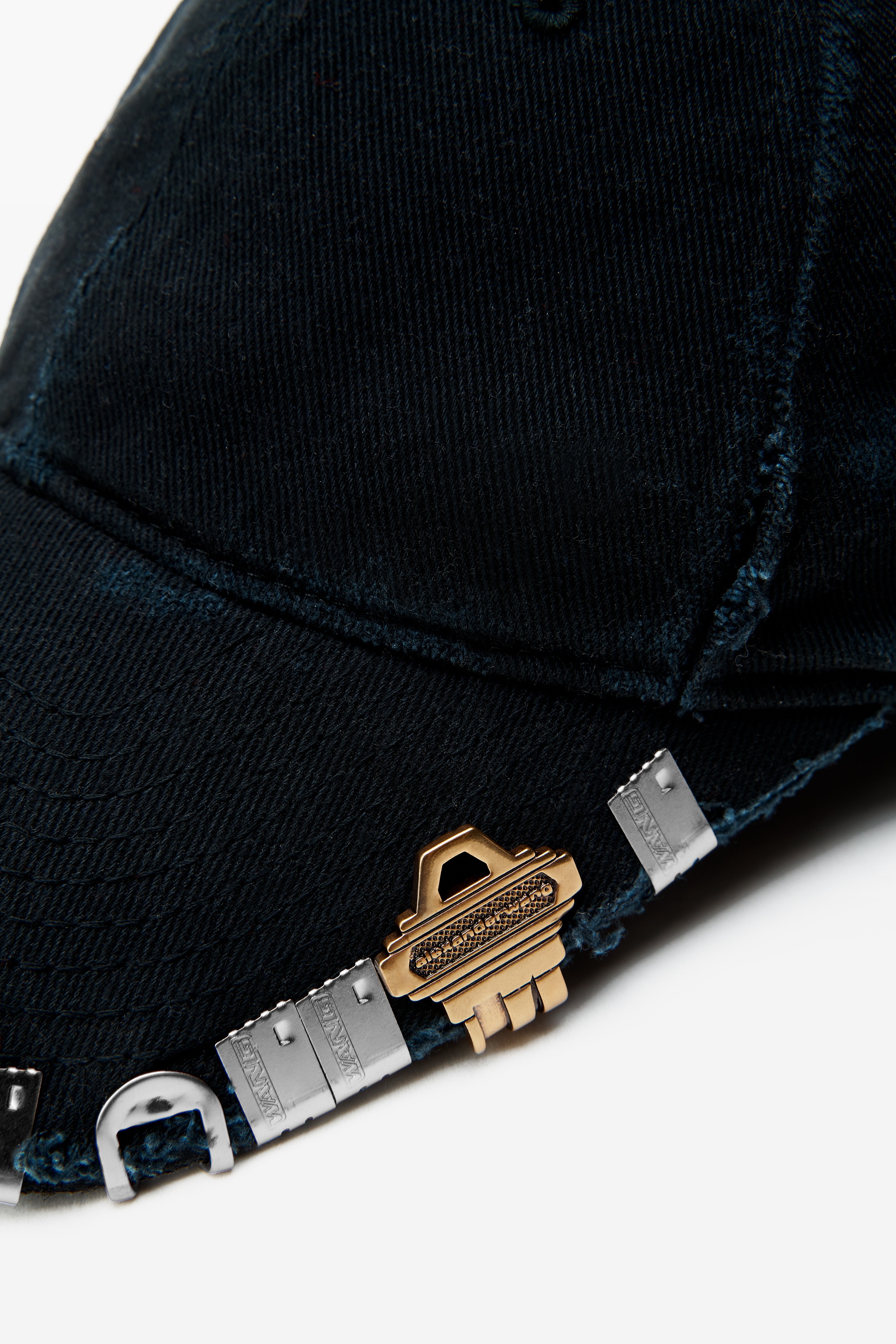 Black Graffiti Logo Baseball Cap - 2