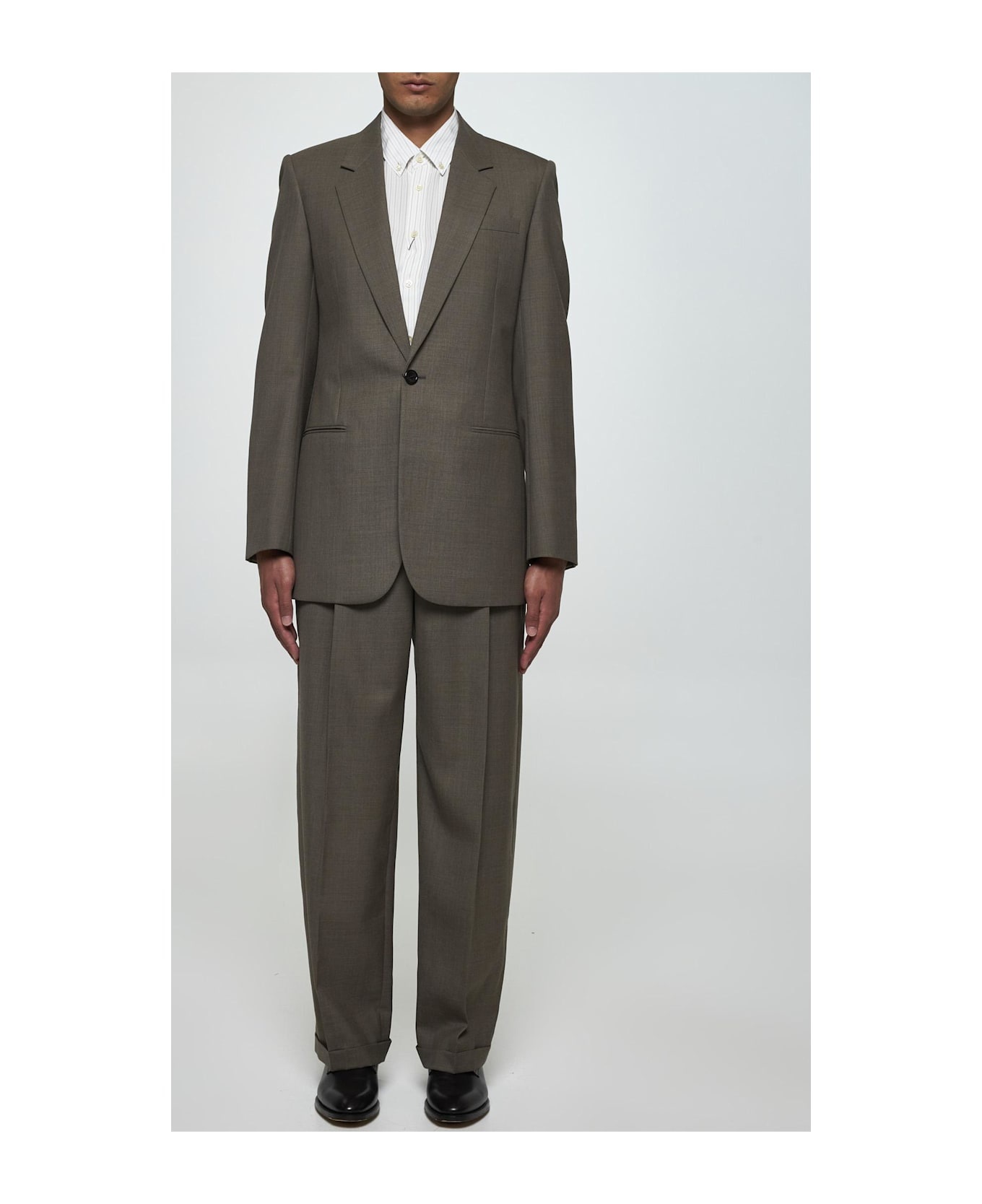 Single-breasted Wool Blazer - 2