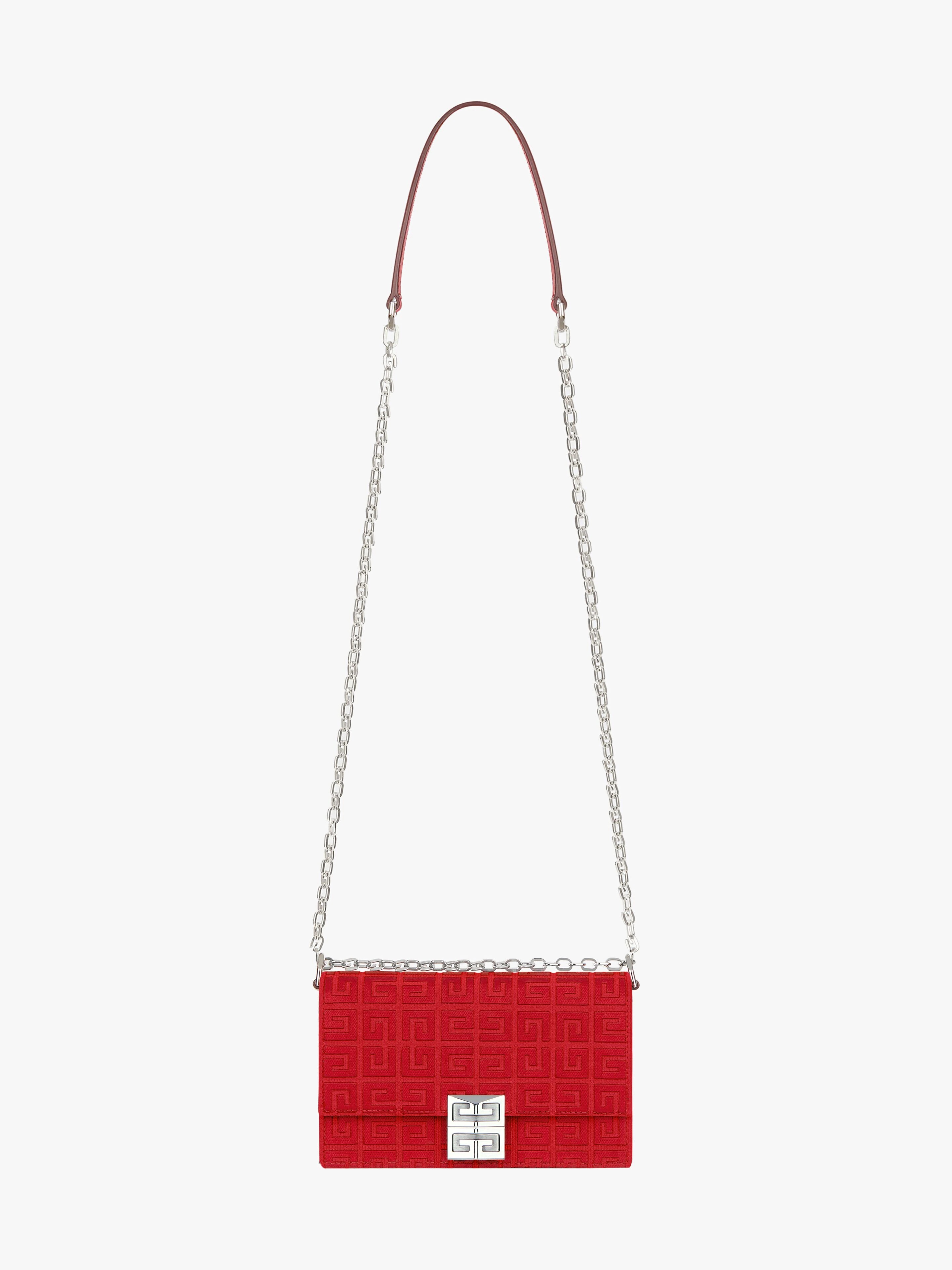 4G SMALL BAG IN QUILTED LEATHER WITH CHAIN - 3
