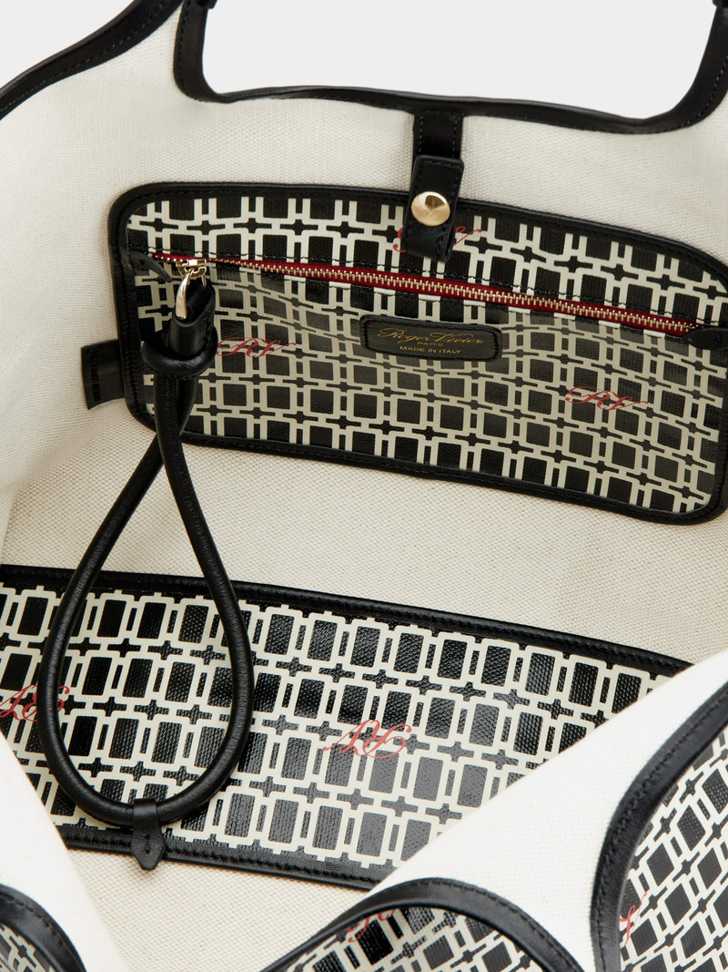 Grand Vivier Medium Shopping Bag in Fabrics 4