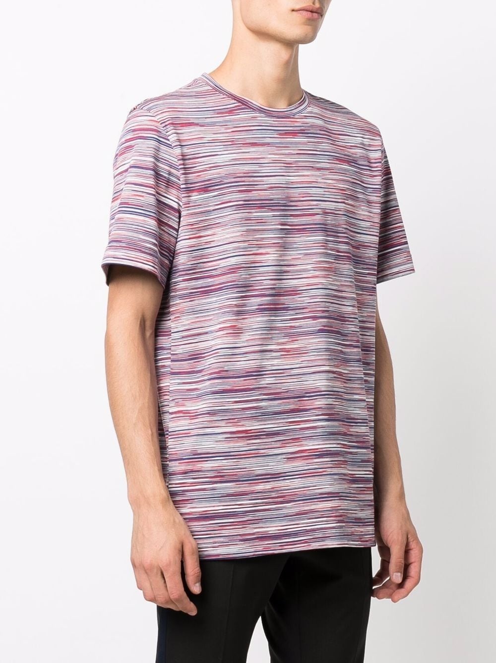 stripe-print cotton T-shirt - 3