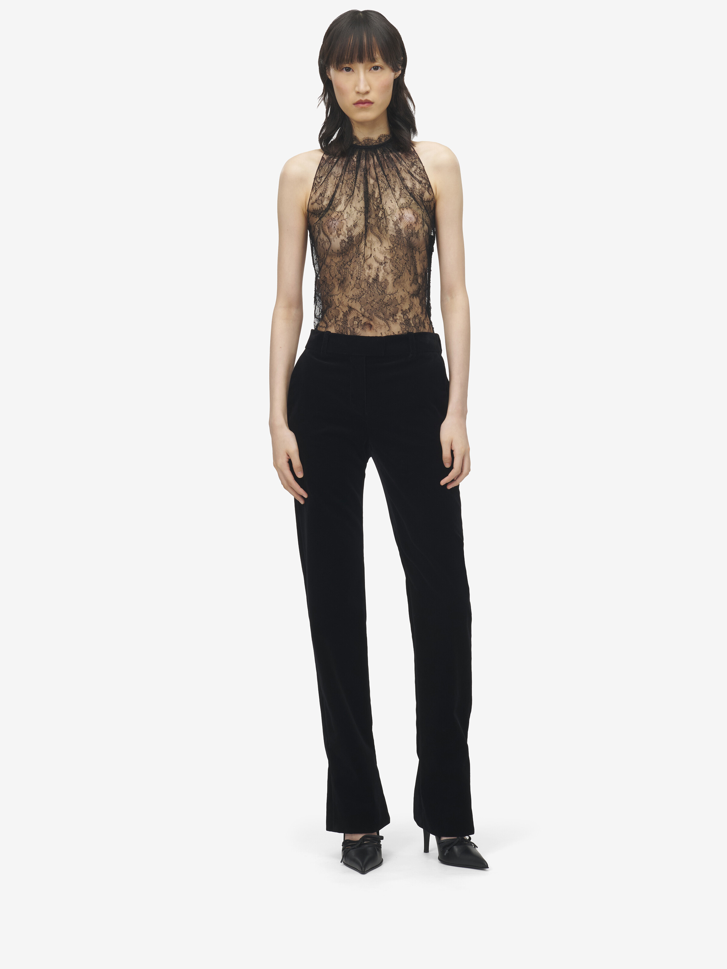 Floral Lace Sleeveless Top - 3