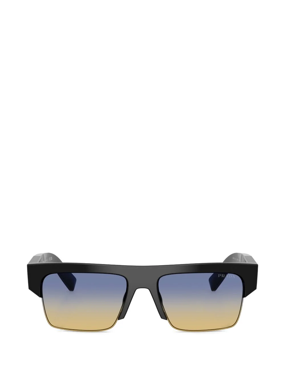square-frame gradient sunglasses - 1