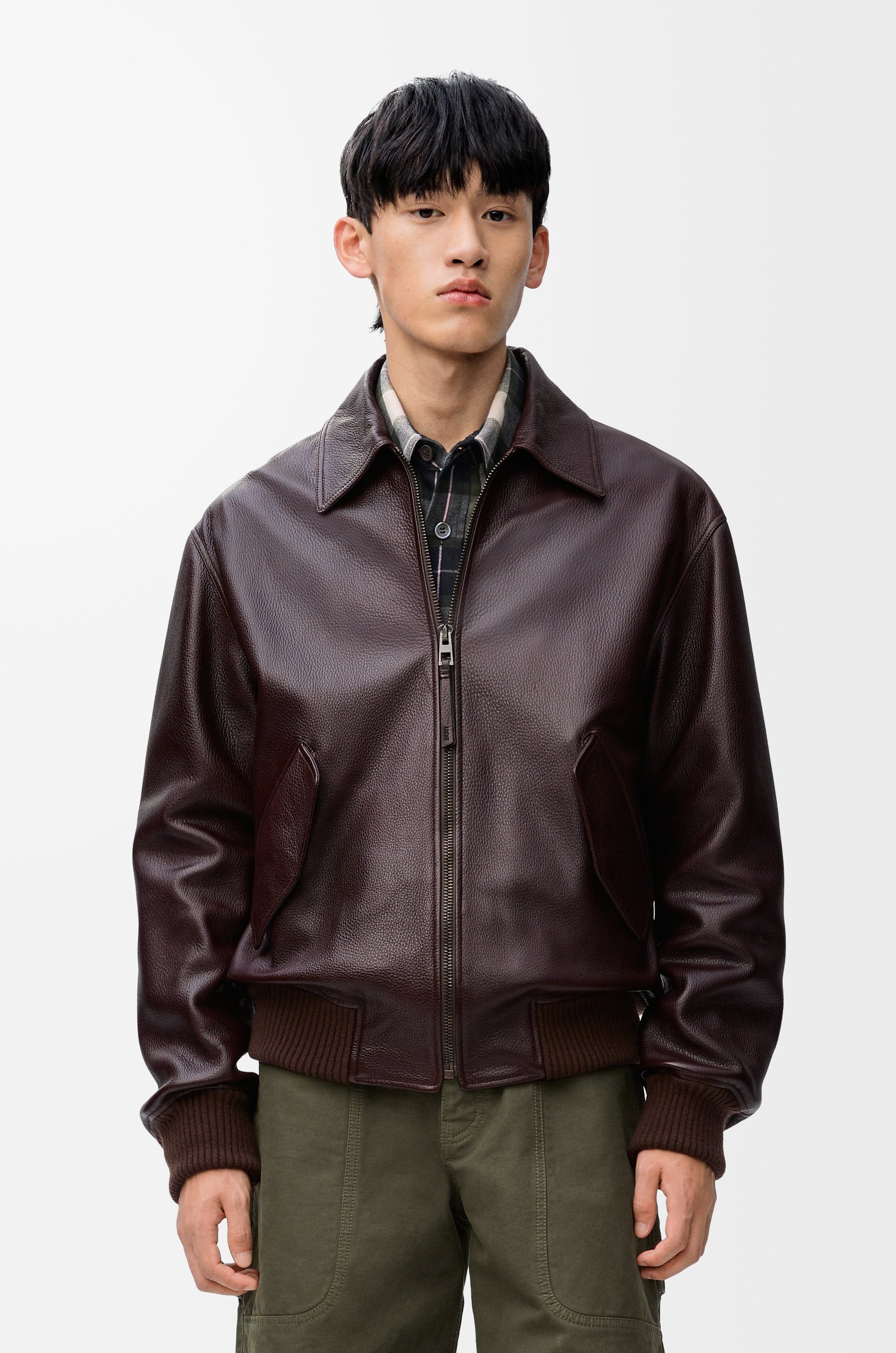 Aviator jacket in deerskin - 3