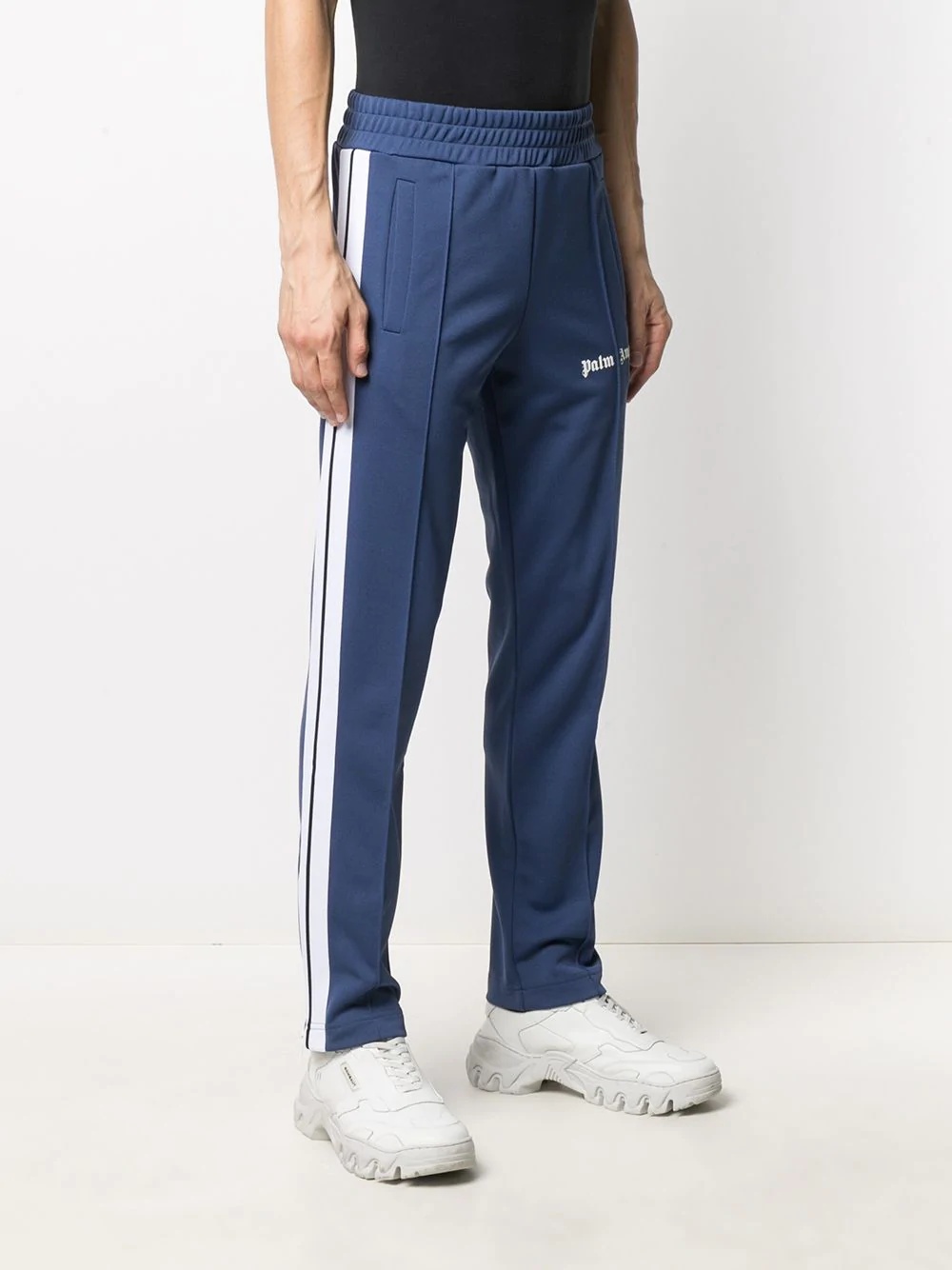 side-stripe straight-leg track pants - 3