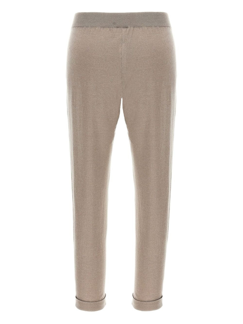 Brunello Cucinelli lurex-detail trousers outlook