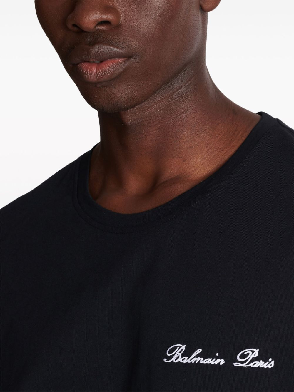 Balmain Men Cotton Signatured T-Shirt - 4
