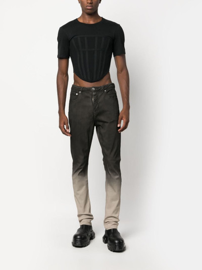 Rick Owens DRKSHDW gradient-effect cotton jeans outlook