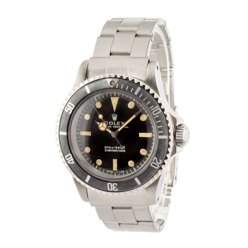 Vintage Rolex Submariner Ref 5513 Meters First Dial - 2