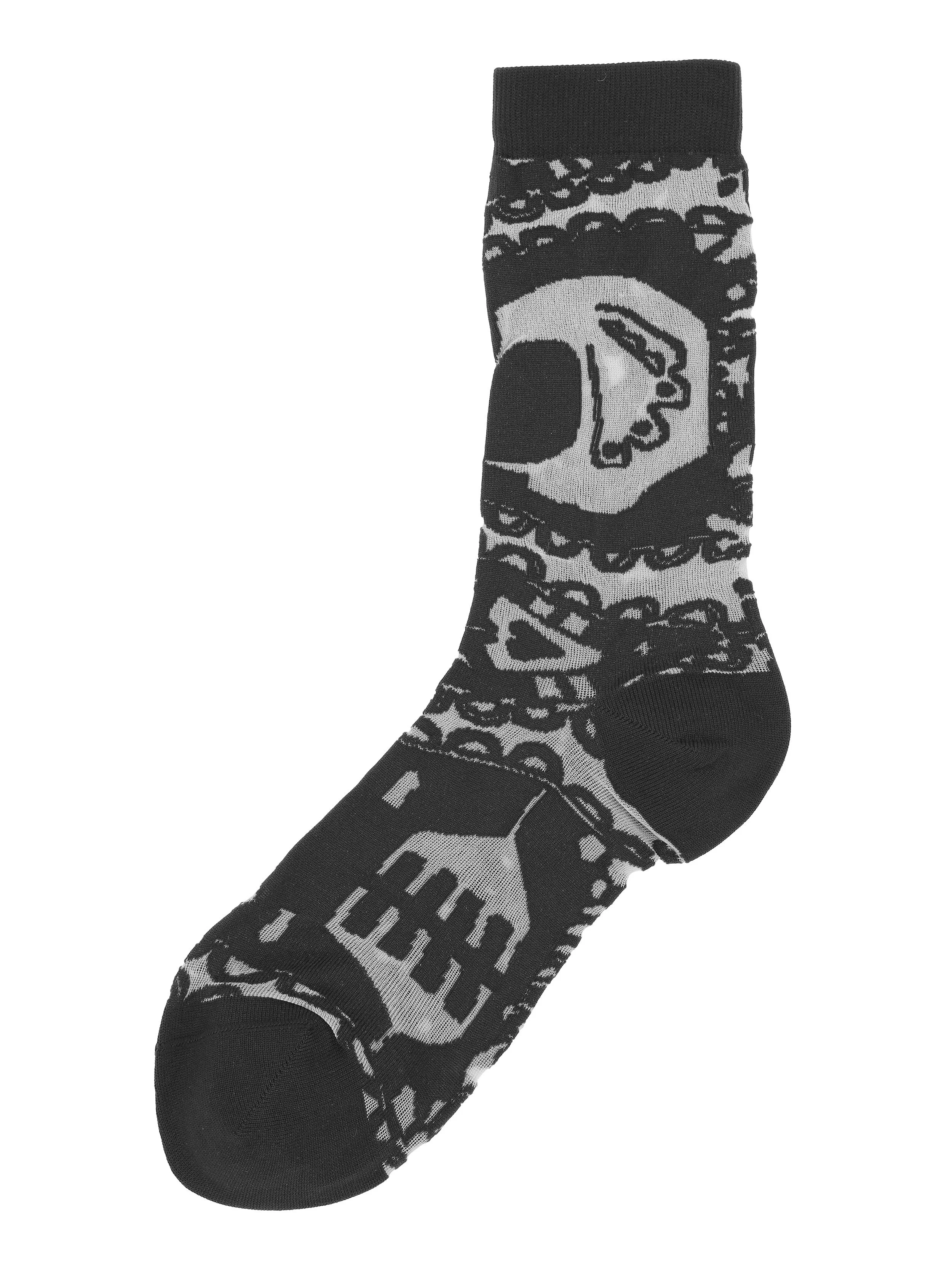 VICTORIAN SOCKS FEMME - BLACK VICTORIAN - 1