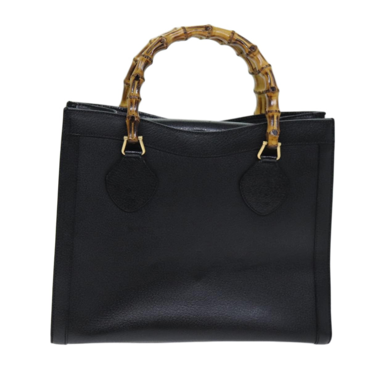 GUCCI Bamboo Hand Bag Leather Black 002 1095 002 1095 - 13
