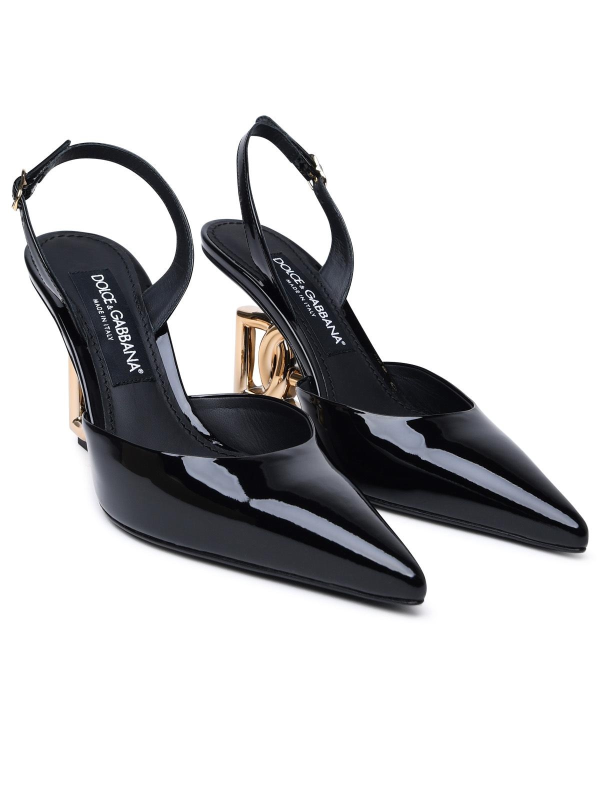 Dolce & Gabbana Black Patent Leather Pumps Woman - 2