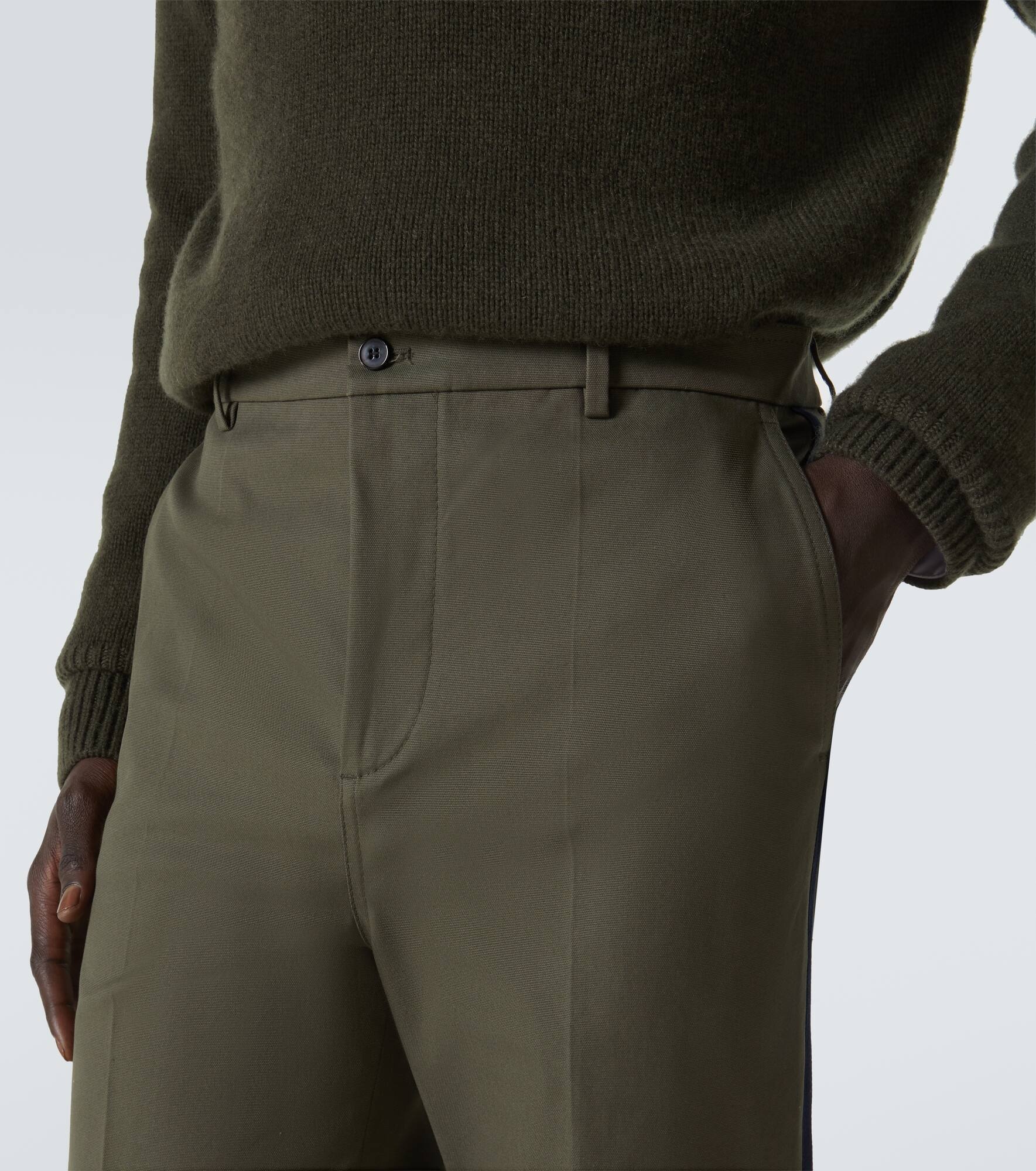 Cotton straight pants - 5