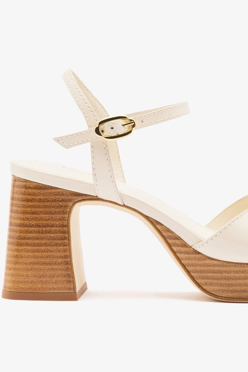 Bianca Low Sandal Ivory Leather 4