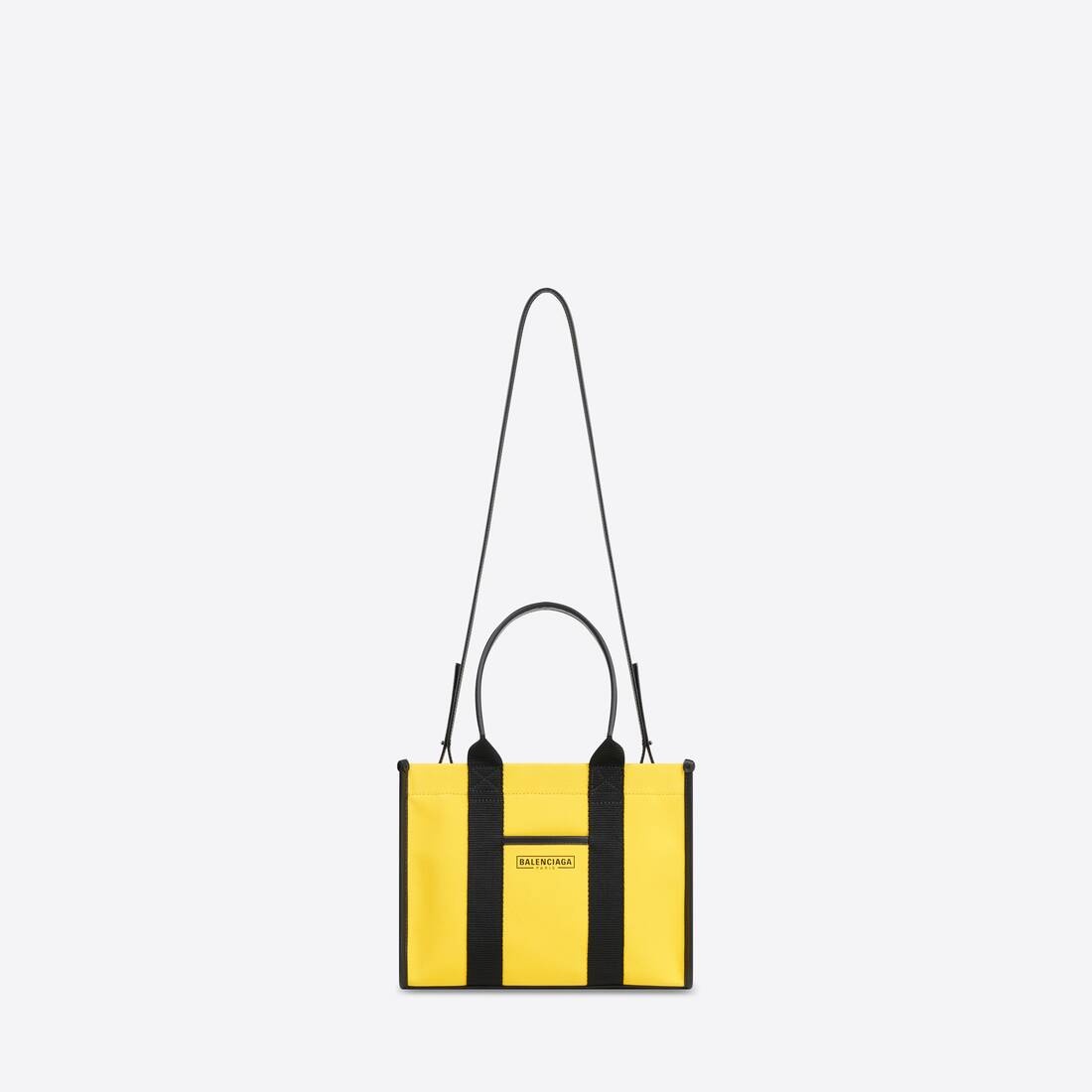 Women's Hardware Small Tote Bag With Strap in Yellow - 4