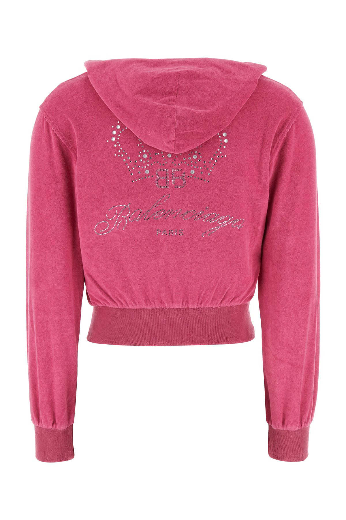 Pink chenille sweatshirt - 2