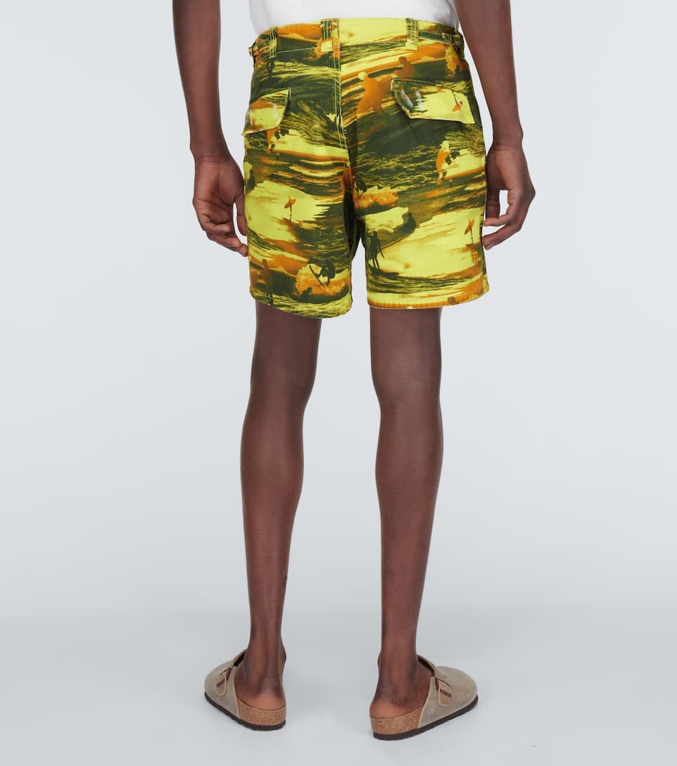 Printed cotton shorts - 4