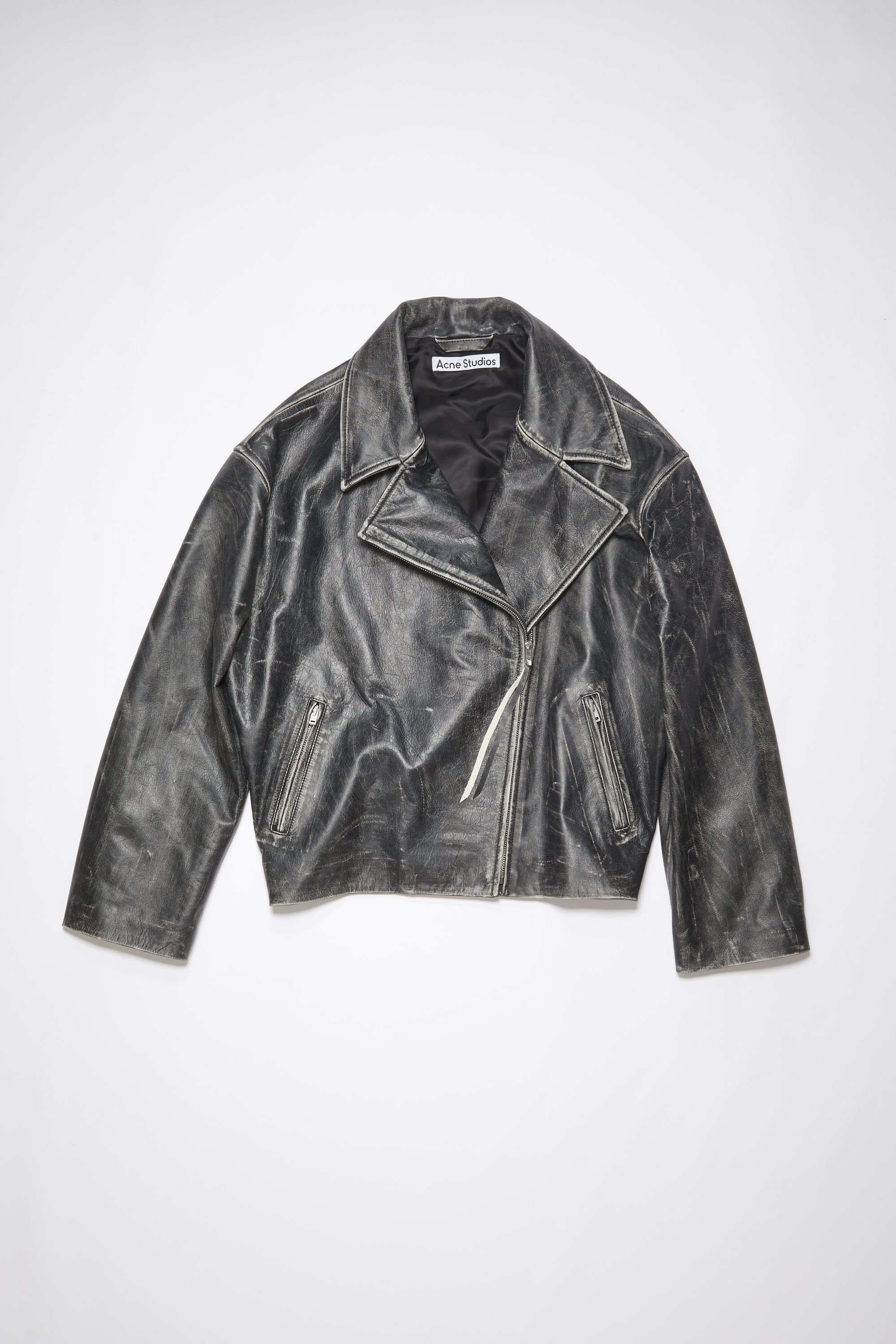 Leather jacket - Black - 1