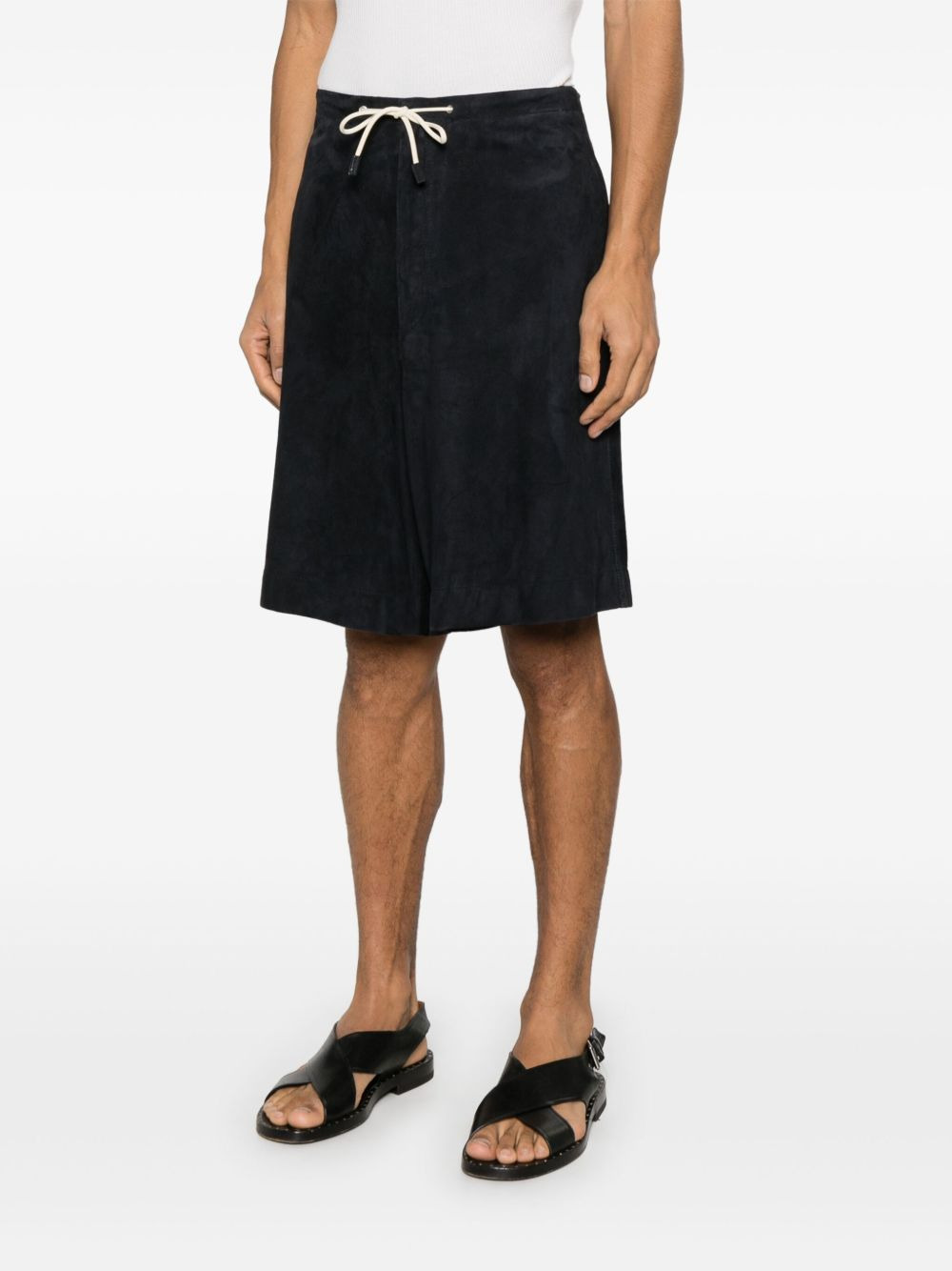 Leather Bermuda Shorts - 2
