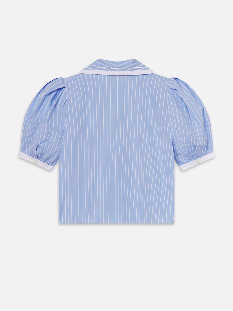 The Stripe Sailor Blouse in Oxford Blue Multi 4