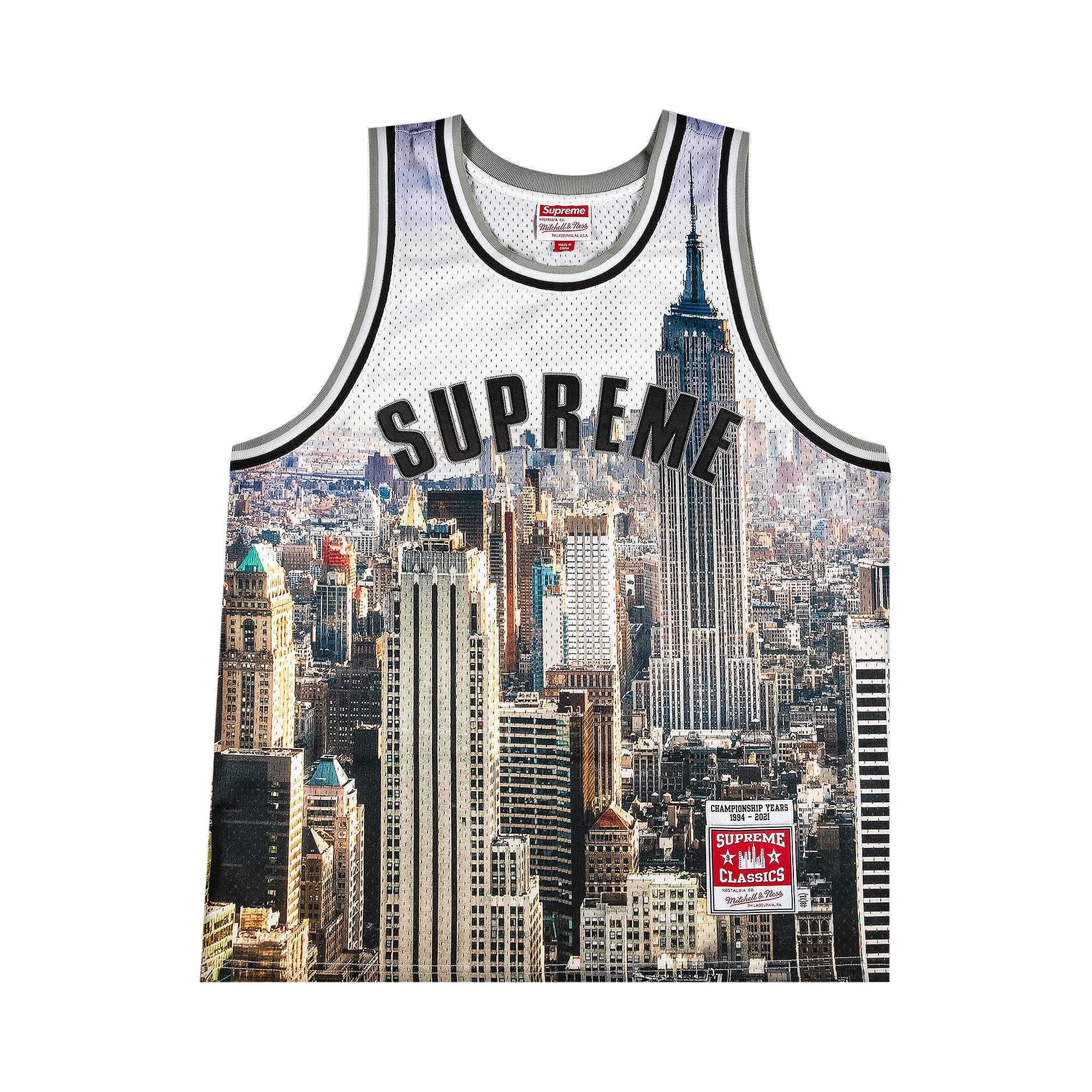 Supreme x Mitchell And Ness Basketball Jersey 'Skyline' - 1