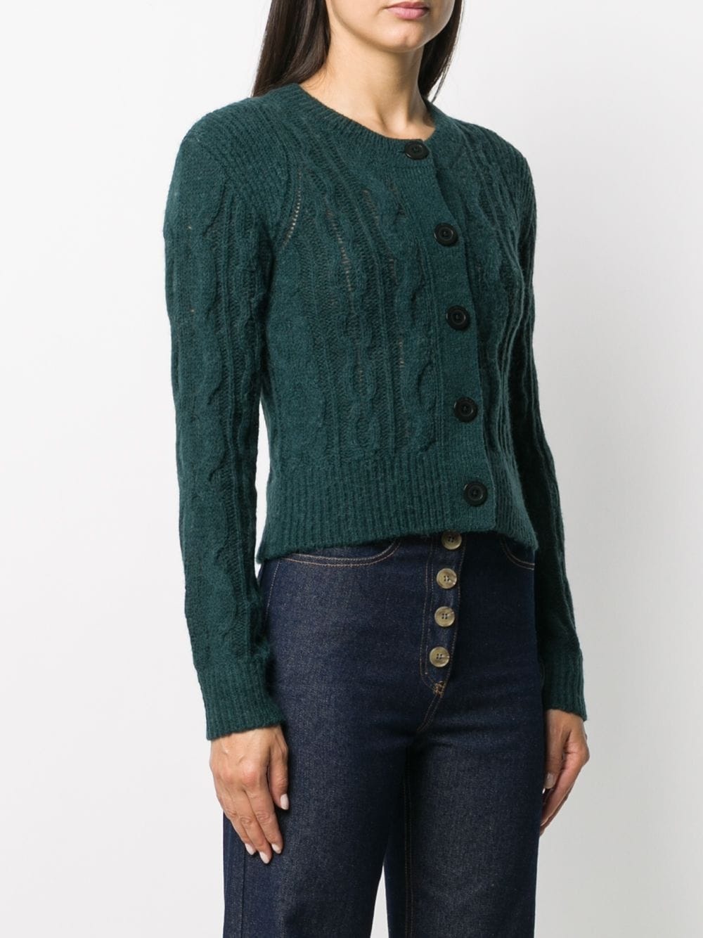 cable-knit cardigan - 3