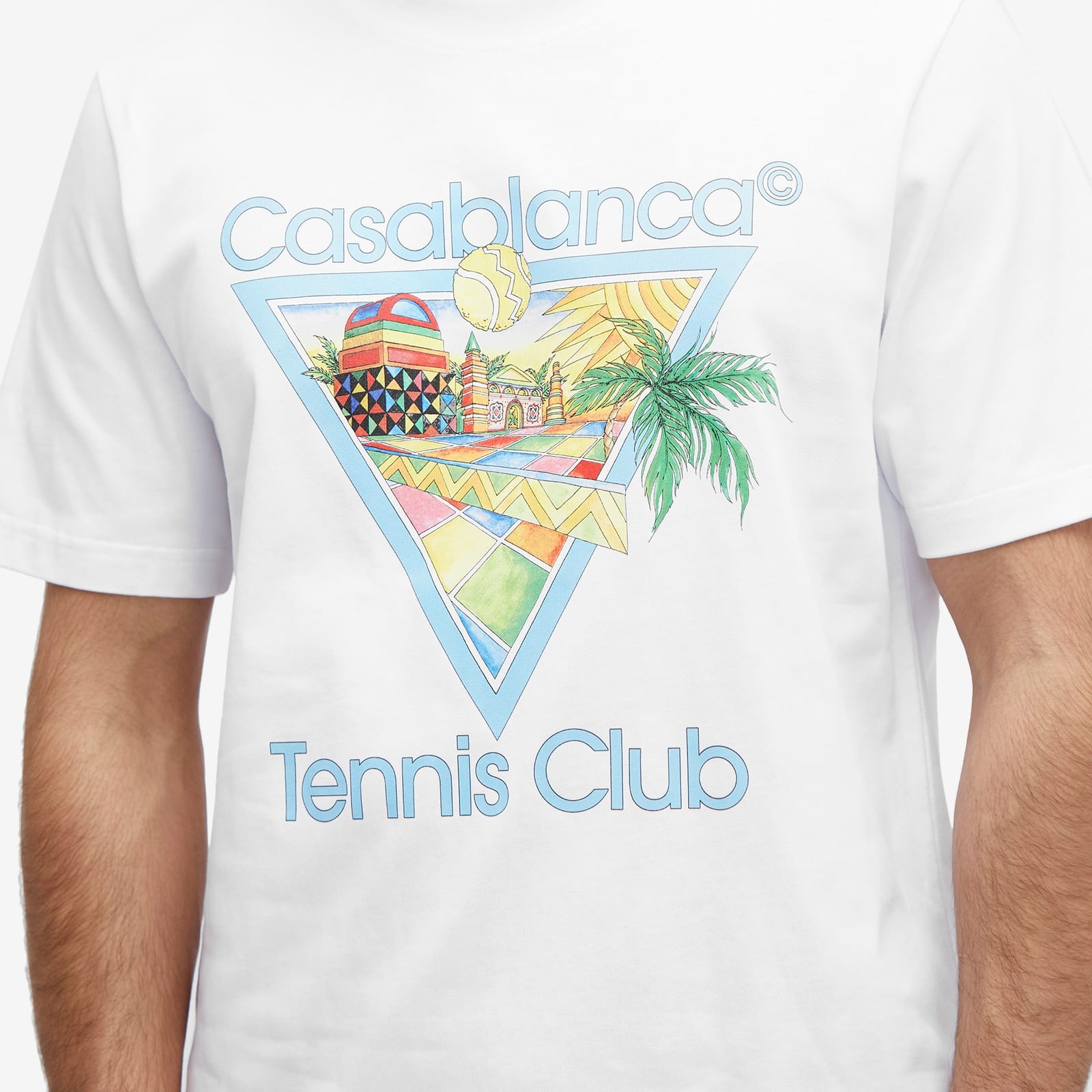 Casablanca Afro Cubism Tennis Club T-Shirt - 5
