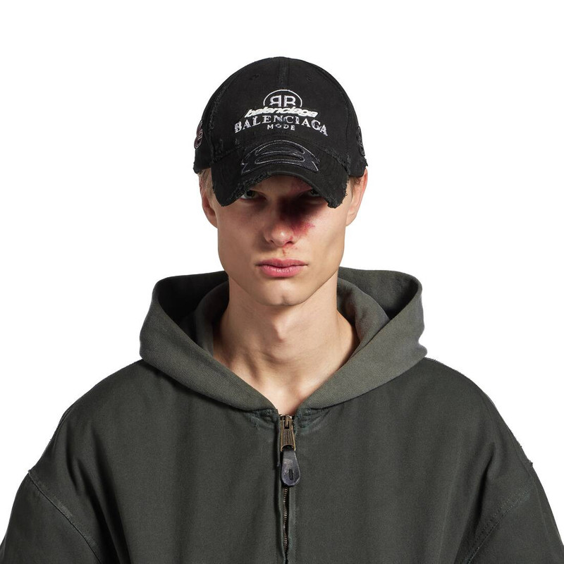 Men's Upcycled Cap in Black 5