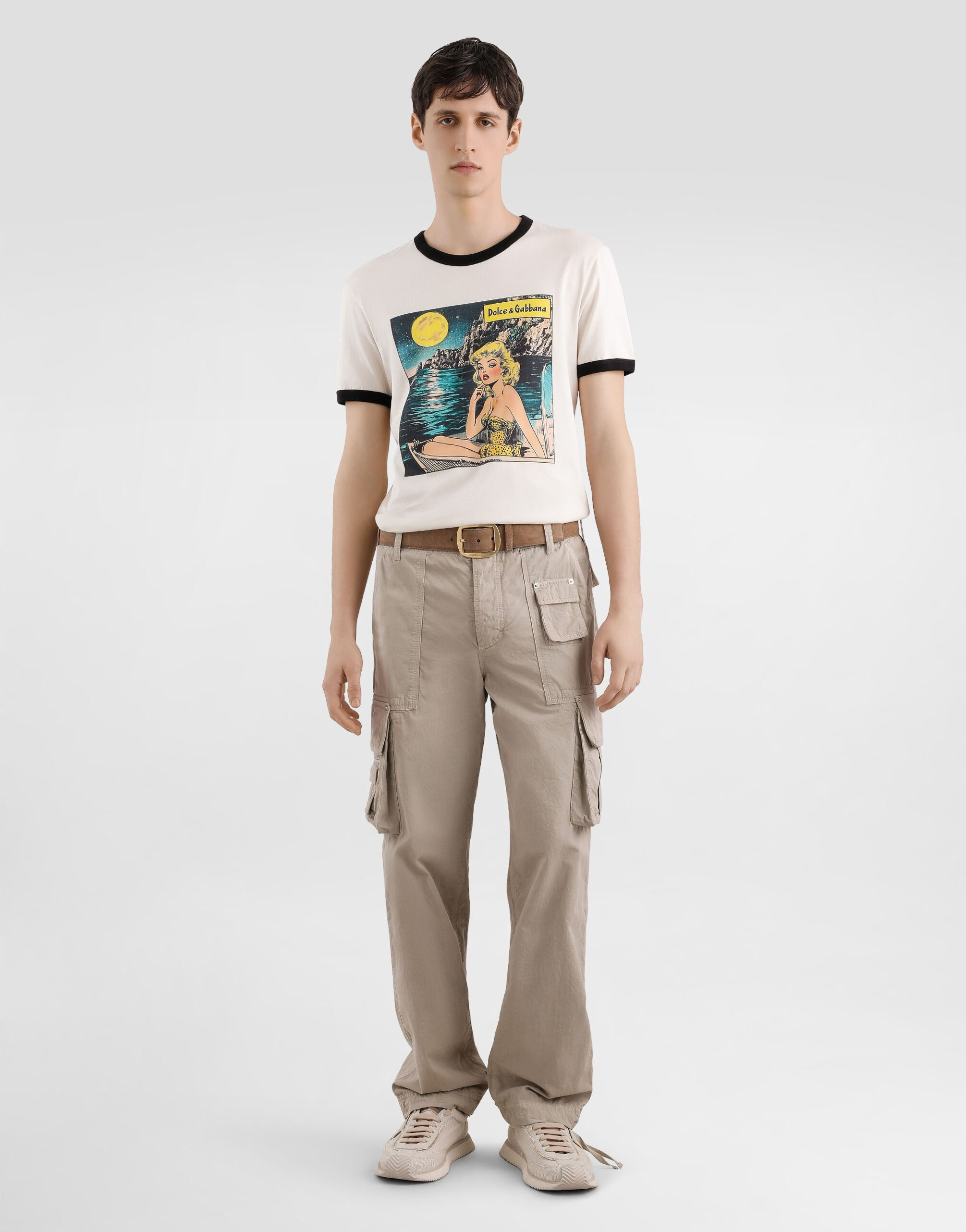 Cotton t-shirt with print - 2