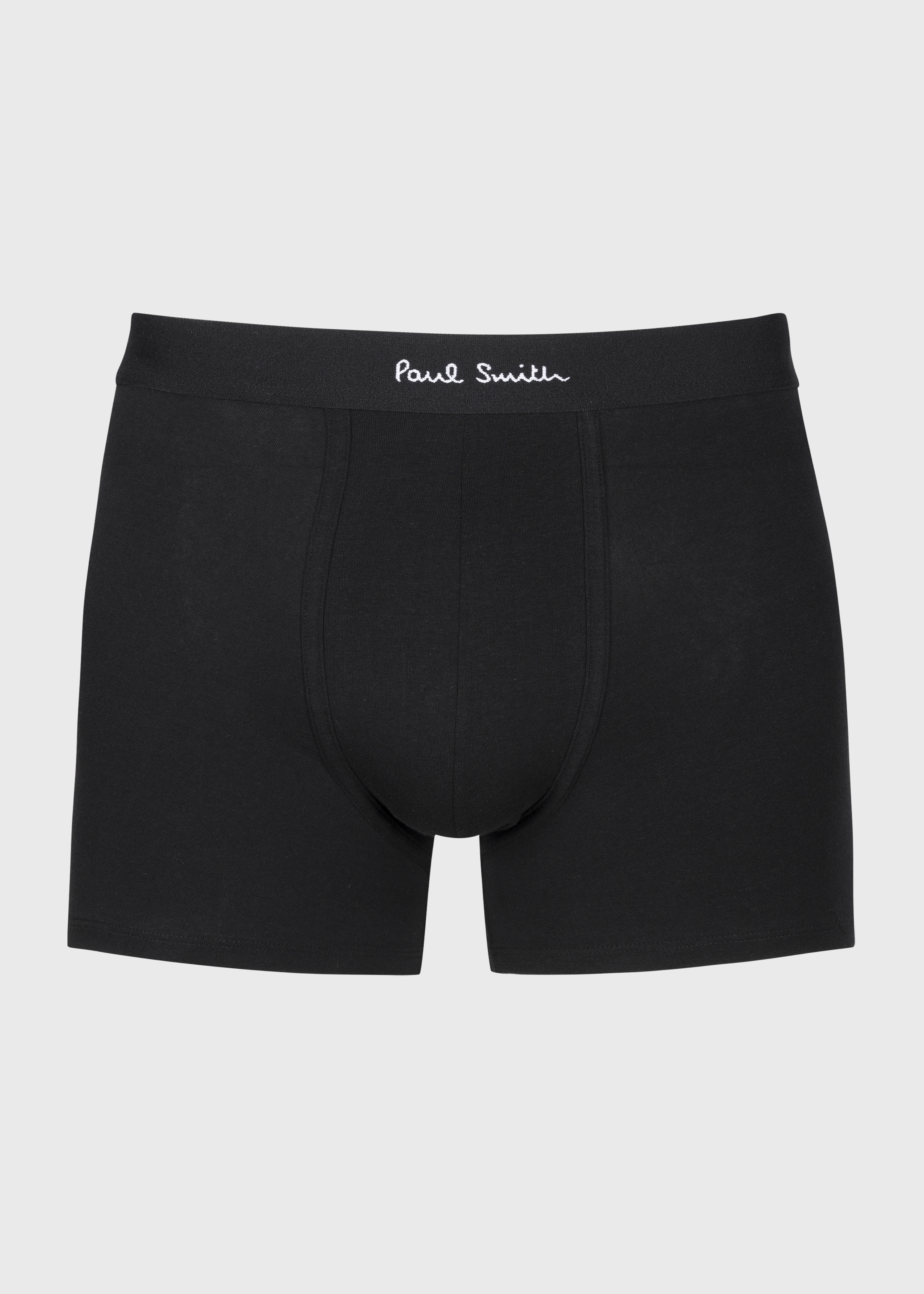White, Black And Grey Long Boxer Briefs Three Pack - 5