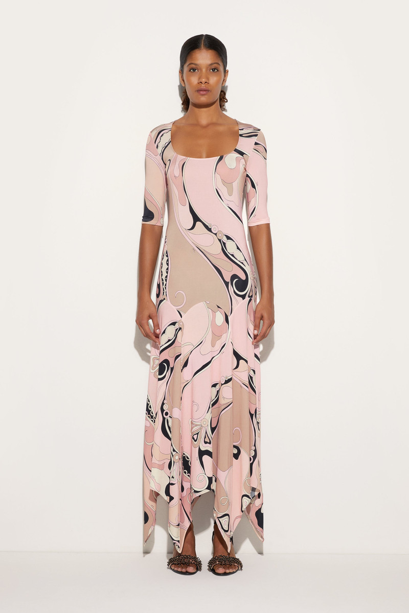 PUCCI ORCHIDEE PRINT LONG DRESS outlook