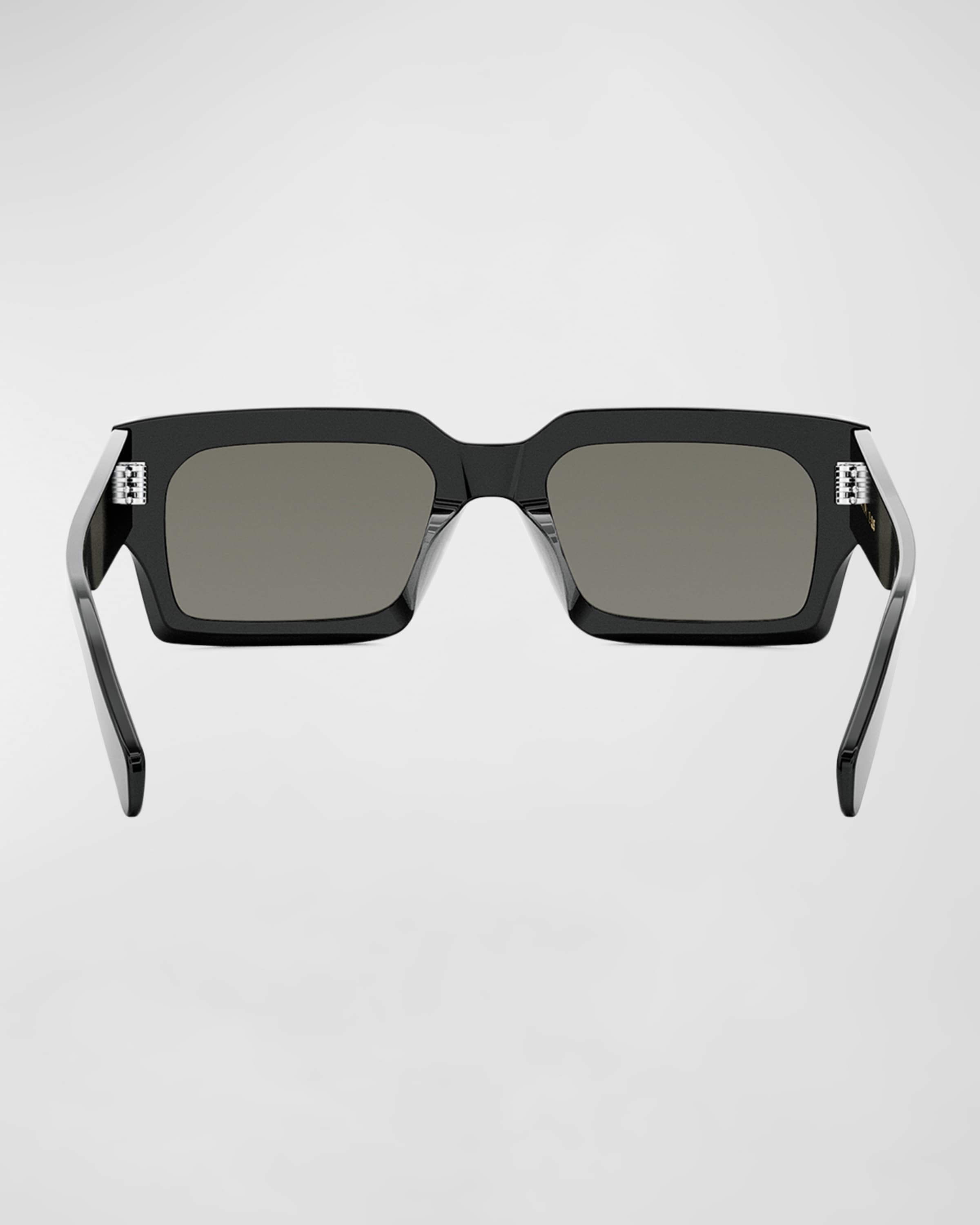 Men's 3-Dot Acetate Rectangle Sunglasses - 5
